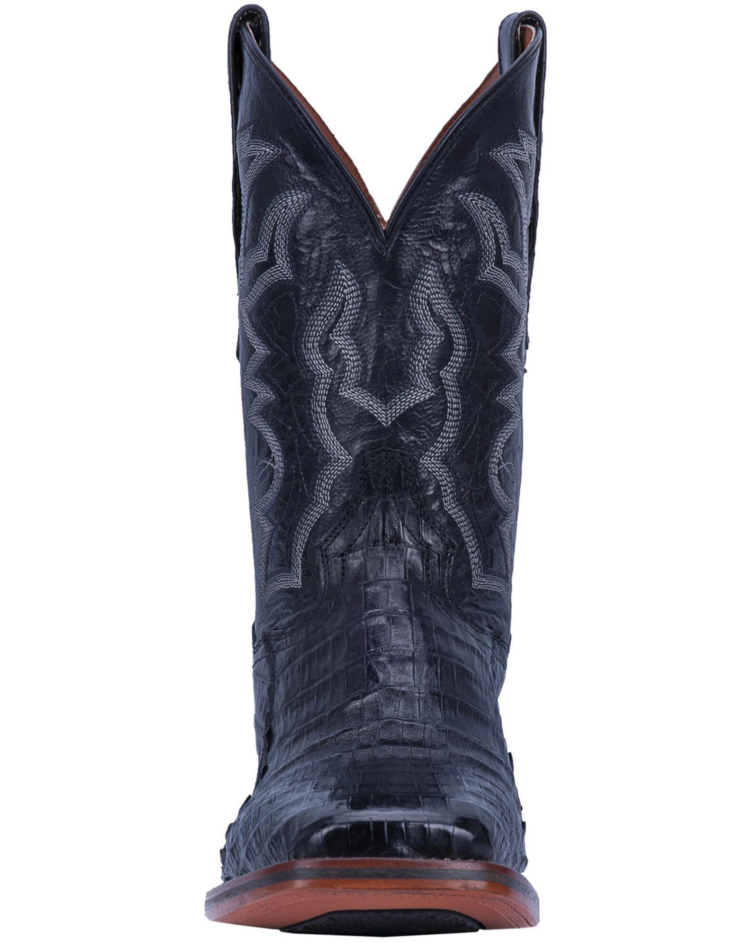 Dan Post Men's Kingsly Exotic Caiman Western Boots - Broad Square Toe 7 Dan Post Men's Kingsly Exotic Caiman Western Boots - Broad Square Toe - Image 5