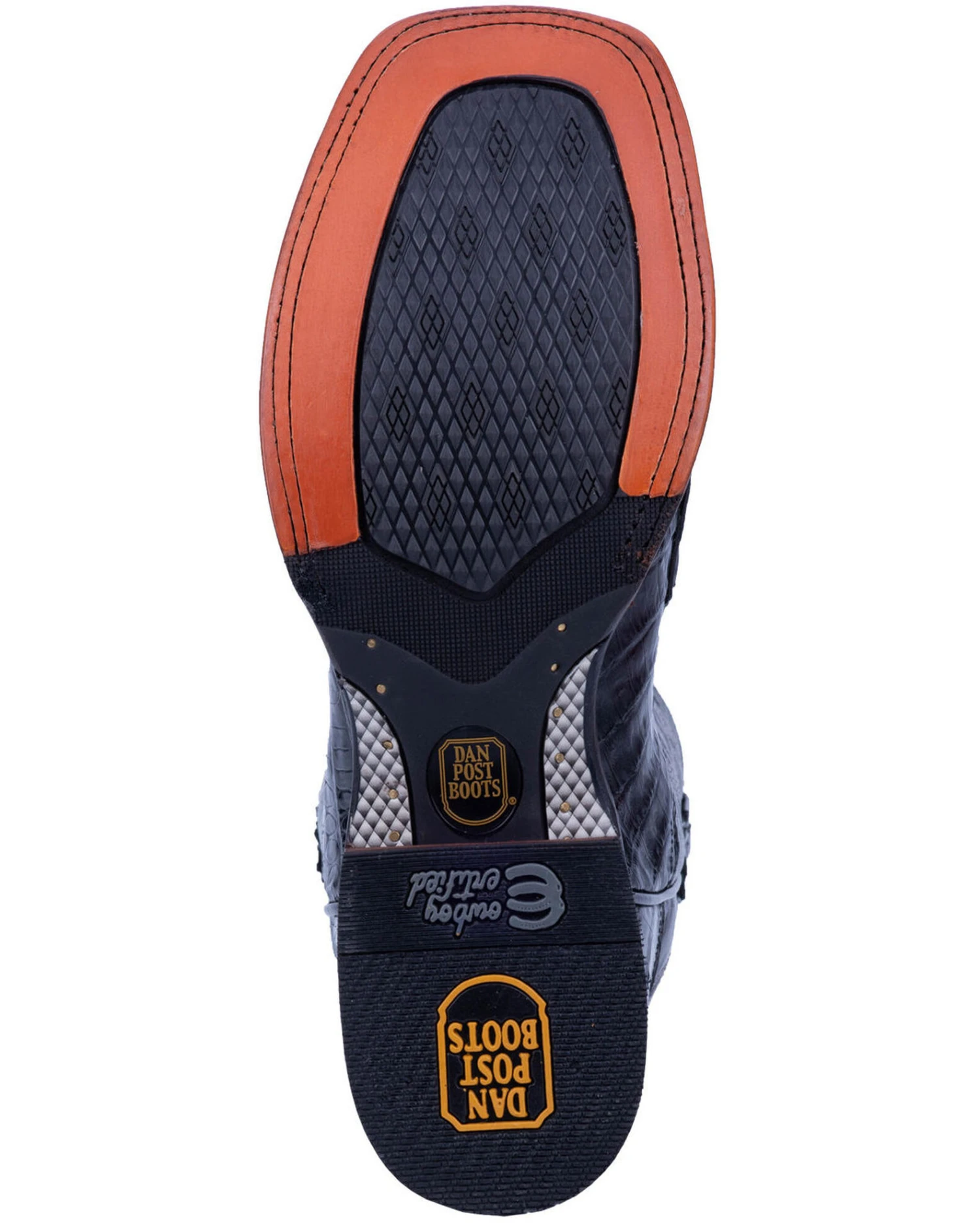 Dan Post Men's Kingsly Exotic Caiman Western Boots - Broad Square Toe 9 Dan Post Men's Kingsly Exotic Caiman Western Boots - Broad Square Toe - Image 7