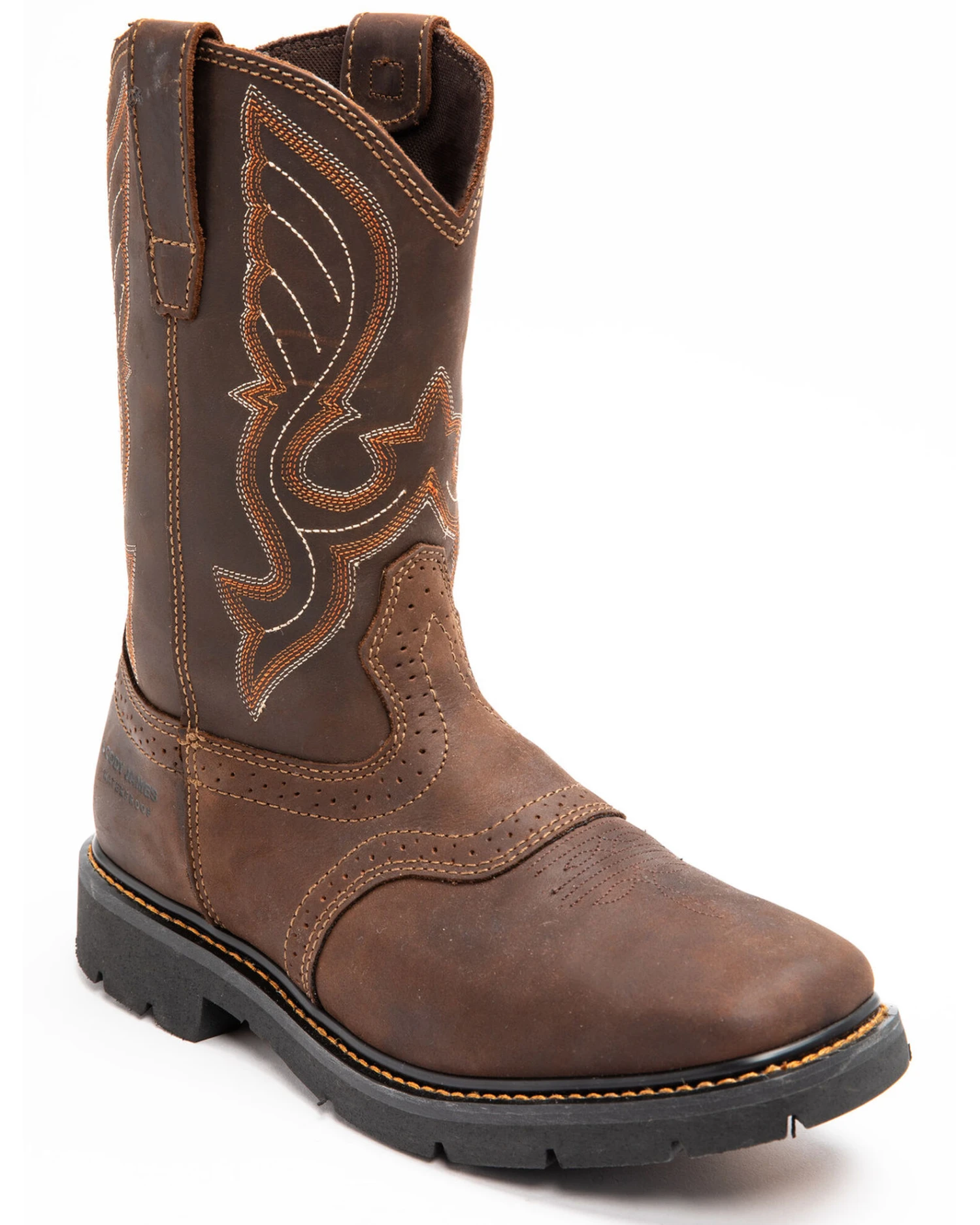 Cody James Men's Saddle Waterproof Western Work Boots - Soft Toe 3 Cody James Men's Saddle Waterproof Western Work Boots - Soft Toe