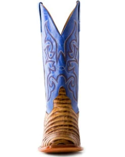 Horse Power Men's Toasted Caiman Print Western Boots - Square Toe -Pro Boots Shop 2000285899 280 P3