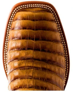 Horse Power Men's Toasted Caiman Print Western Boots - Square Toe -Pro Boots Shop 2000285899 280 P5