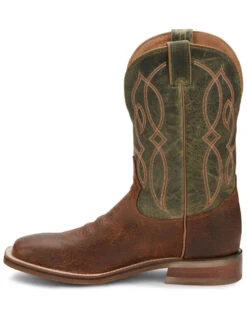 Tony Lama Men's Landgrab Brown Western Boots - Broad Square Toe -Pro Boots Shop 2000293428 200 P3