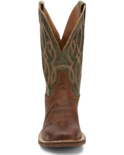 Tony Lama Men's Landgrab Brown Western Boots - Broad Square Toe -Pro Boots Shop 2000293428 200 P5