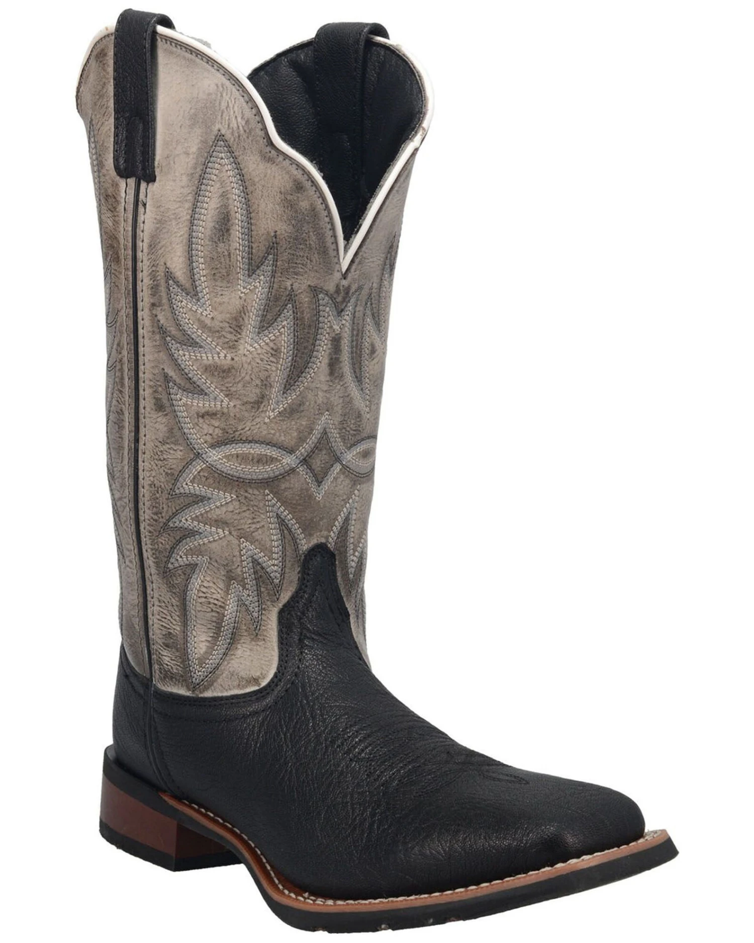 Laredo Men's Isaac Western Boots - Broad Square Toe 3 Laredo Men's Isaac Western Boots - Broad Square Toe