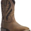 Ariat Men's Hybrid VentTEK Distressed Western Performance Boots - Broad Square Toe -Pro Boots Shop 2000293992 200 P1