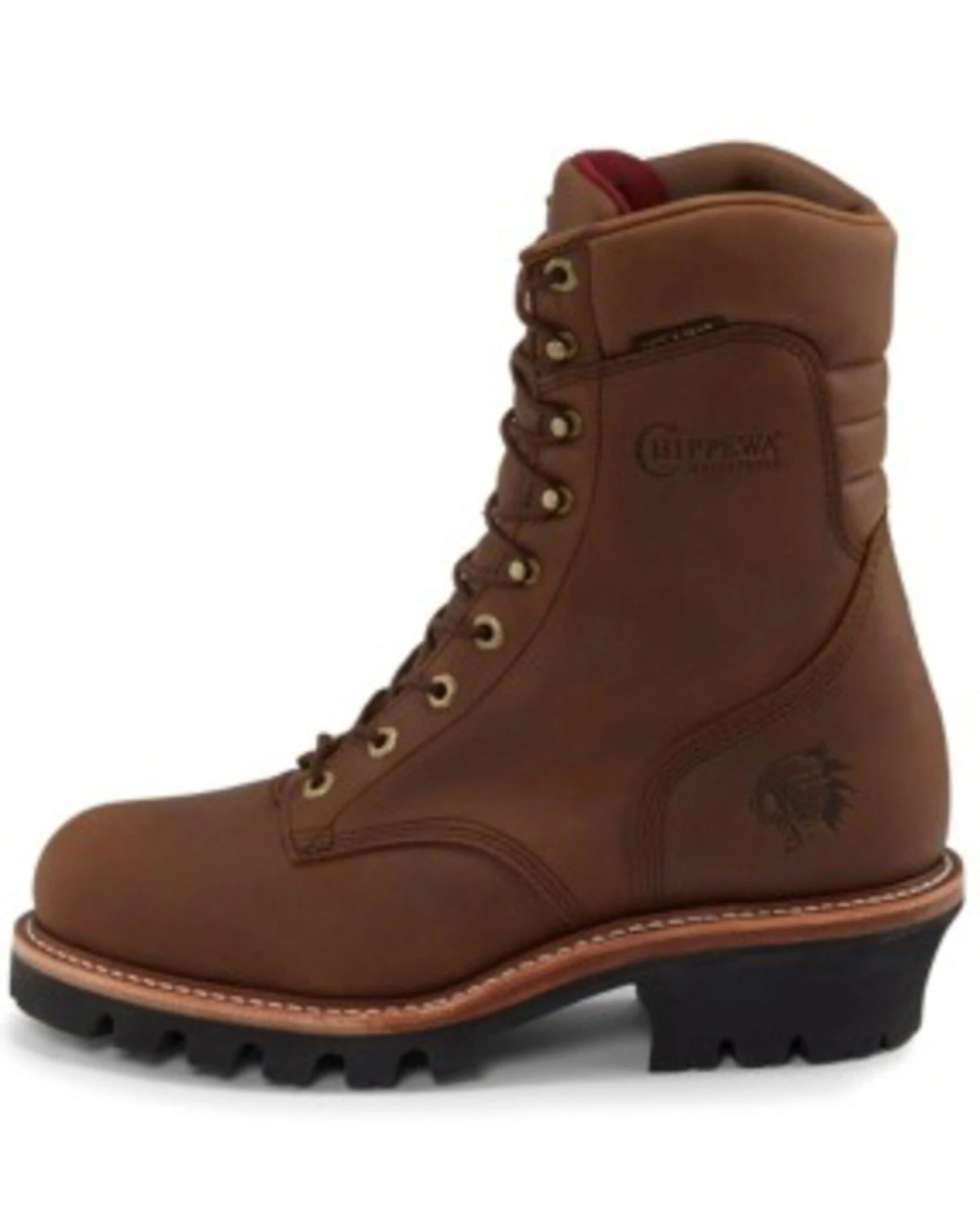 Chippewa Men's Tan Waterproof Logger Work Boots - Steel Toe 4 Chippewa Men's Tan Waterproof Logger Work Boots - Steel Toe - Image 2
