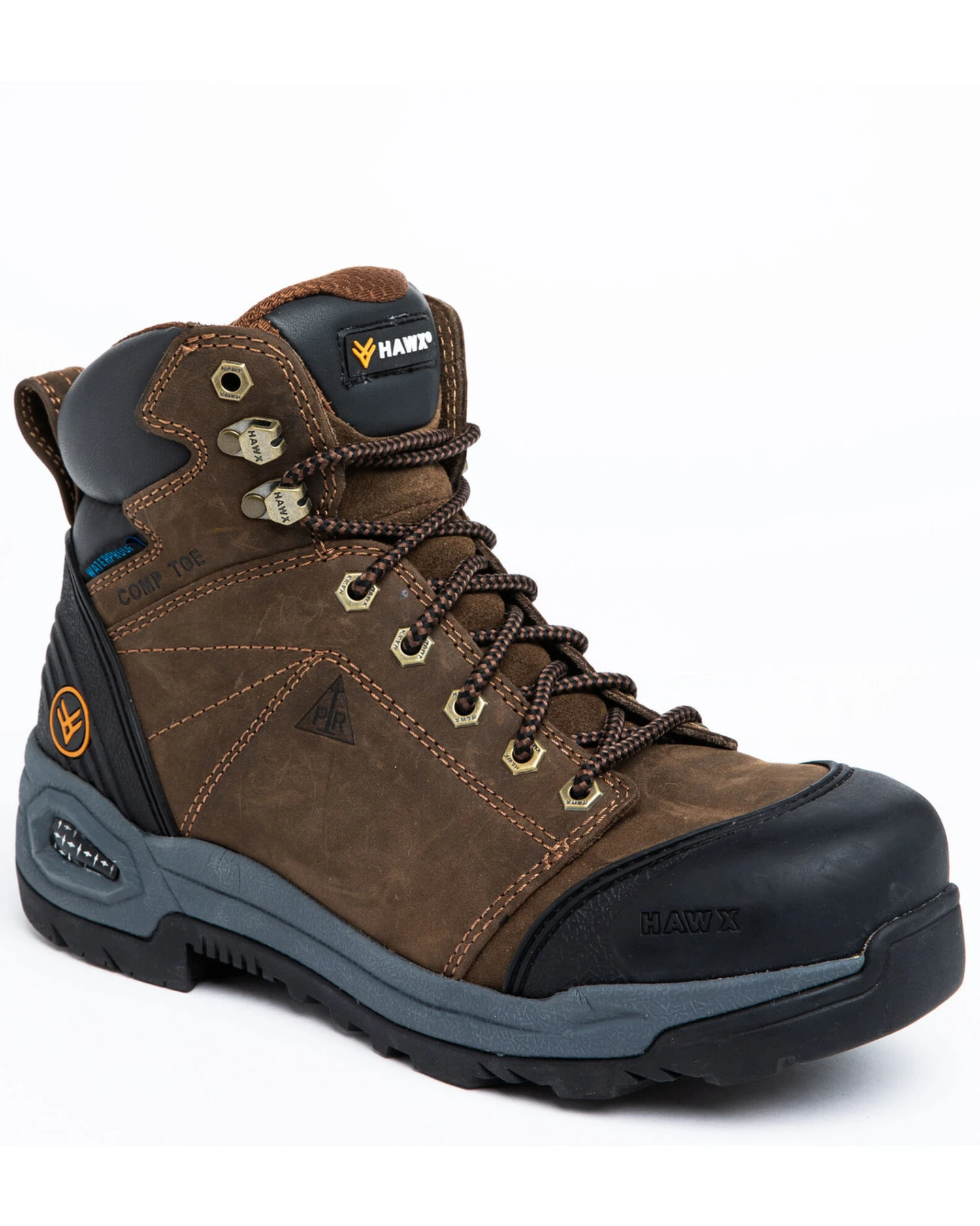 Hawx Men's 6" Crew Chief Work Boots - Composite Toe 3 Hawx Men's 6" Crew Chief Work Boots - Composite Toe