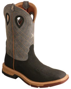 Twisted X Men's Brown CellStretch Western Work Boots - Alloy Toe