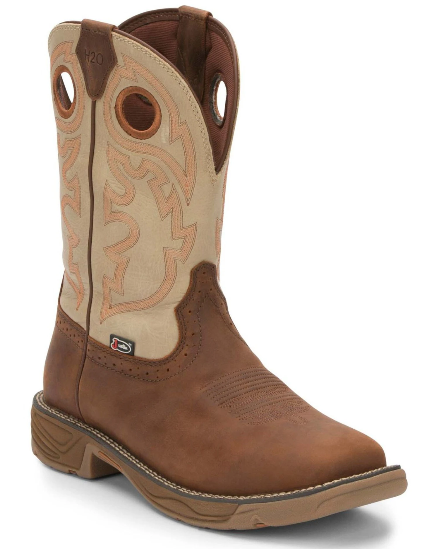 Justin Men's Stampede Rush Western Work Boots - Composite Toe 3 Justin Men's Stampede Rush Western Work Boots - Composite Toe