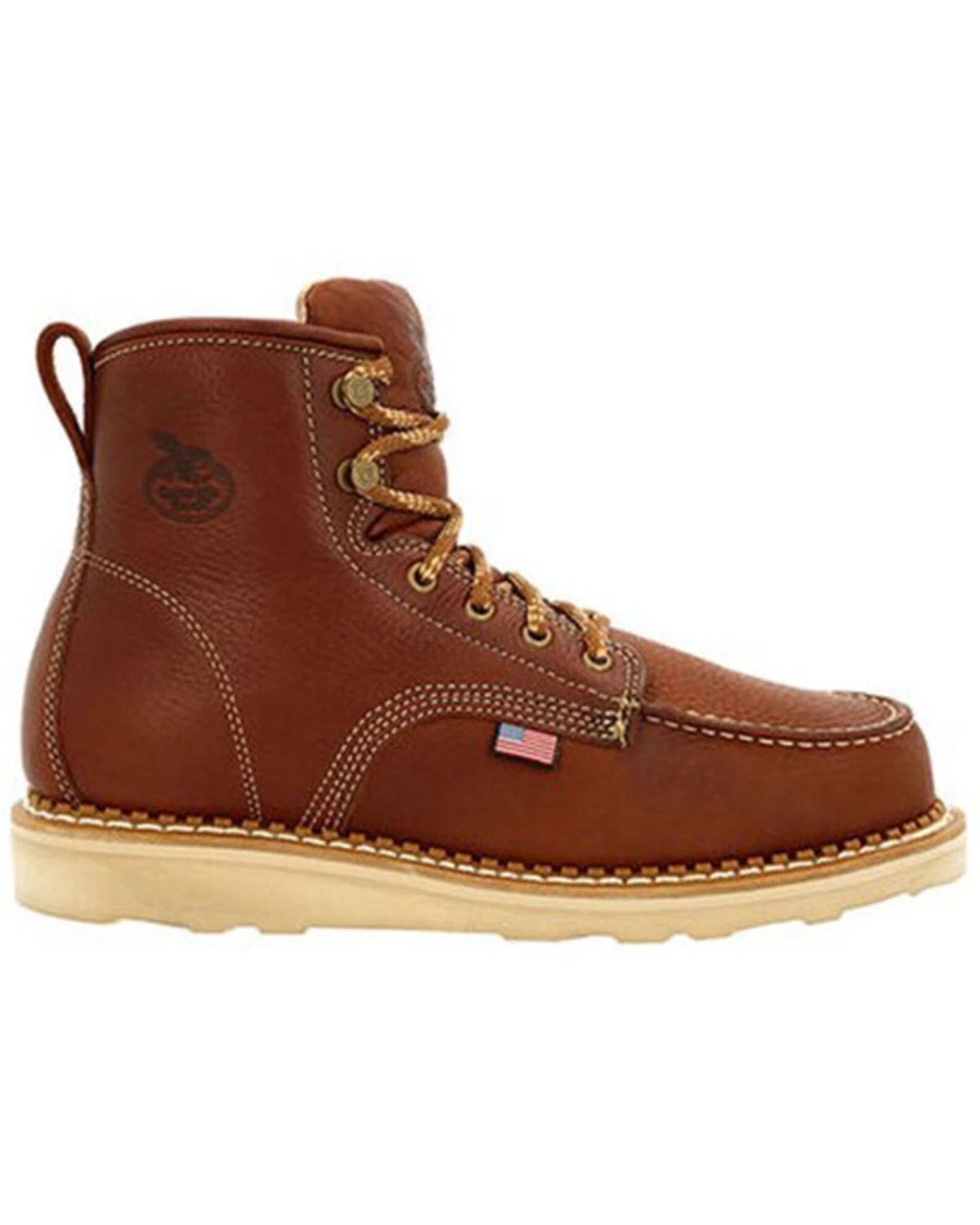 Georgia Boot Men's USA Wedge Work Boots - Soft Toe 4 Georgia Boot Men's USA Wedge Work Boots - Soft Toe - Image 2