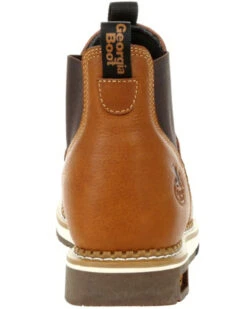 Georgia Boot Men's AMP LT Wedge Chelsea Work Boots - Soft Toe -Pro Boots Shop 2000320685 200 P4