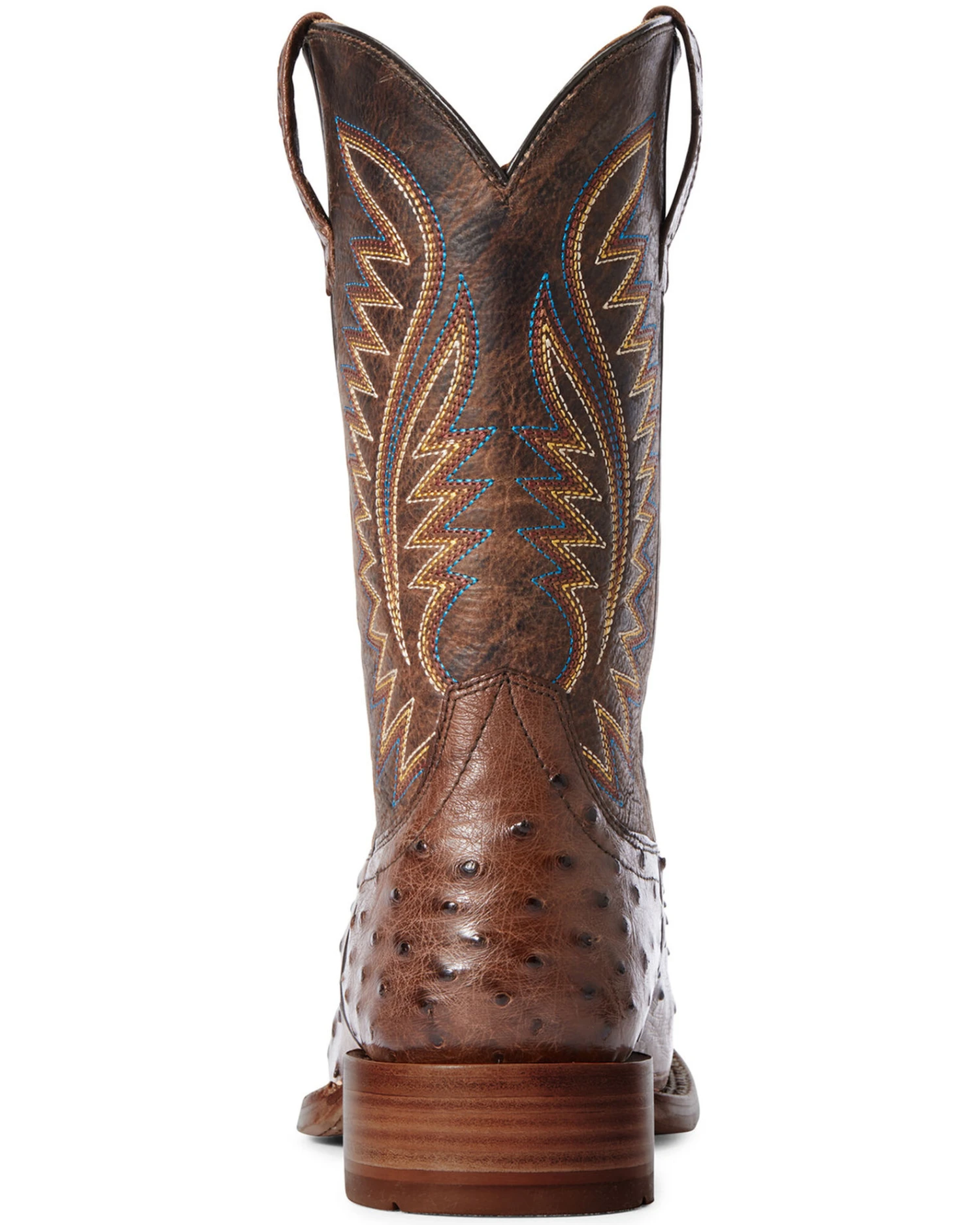 Ariat Men's Gallup Mocha Western Boots - Broad Square Toe 5 Ariat Men's Gallup Mocha Western Boots - Broad Square Toe - Image 3
