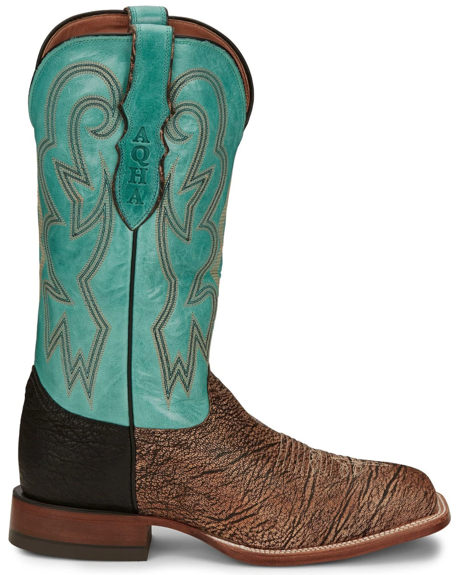 Justin Men's Mingus Wheat Western Boots - Square Toe 4 Justin Men's Mingus Wheat Western Boots - Square Toe - Image 2