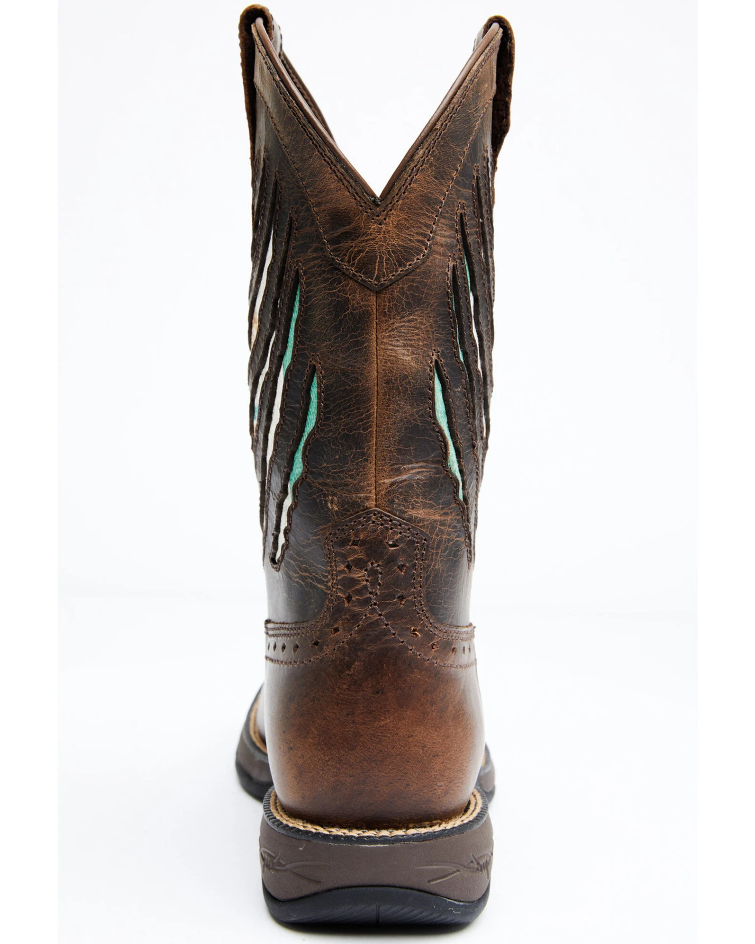 Brothers & Sons Men's Scratch Mexico Flag Lite Performance Western Boots - Broad Square Toe 6 Brothers & Sons Men's Scratch Mexico Flag Lite Performance Western Boots - Broad Square Toe - Image 4