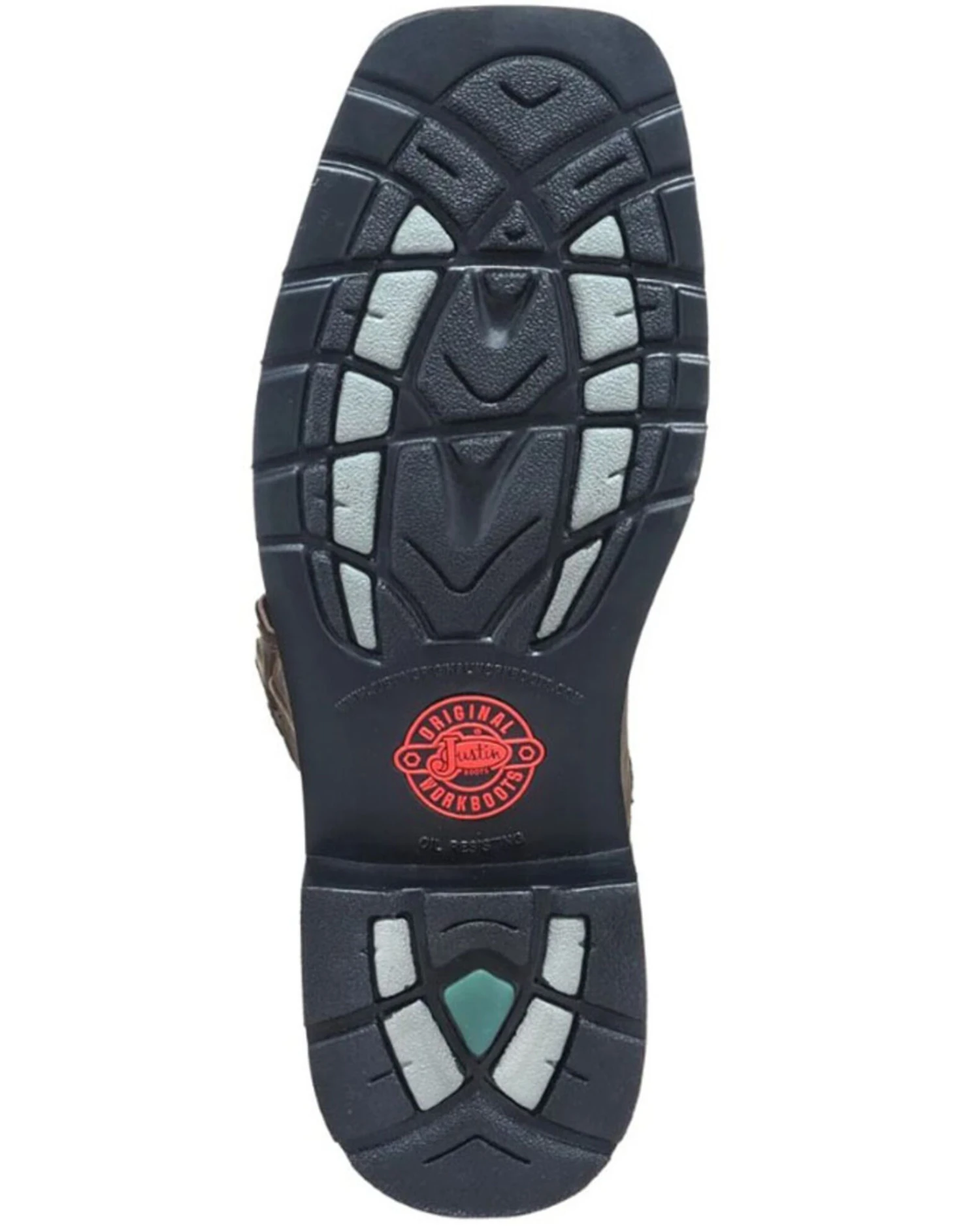 Justin Men's Driller Western Work Boots - Soft Toe 9 Justin Men's Driller Western Work Boots - Soft Toe - Image 7