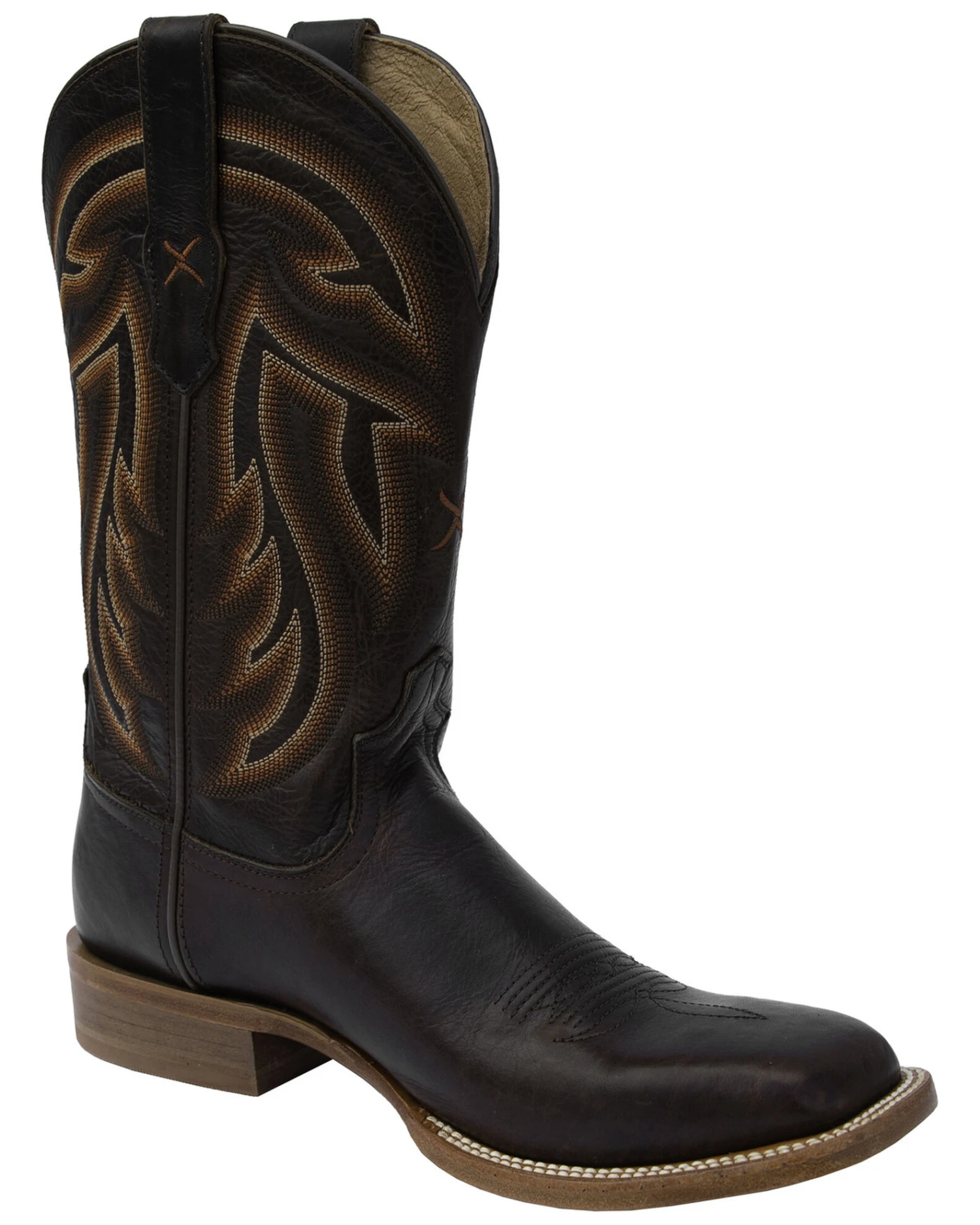 Twisted X Men's Rancher Western Boots - Broad Square Toe 3 Twisted X Men's Rancher Western Boots - Broad Square Toe
