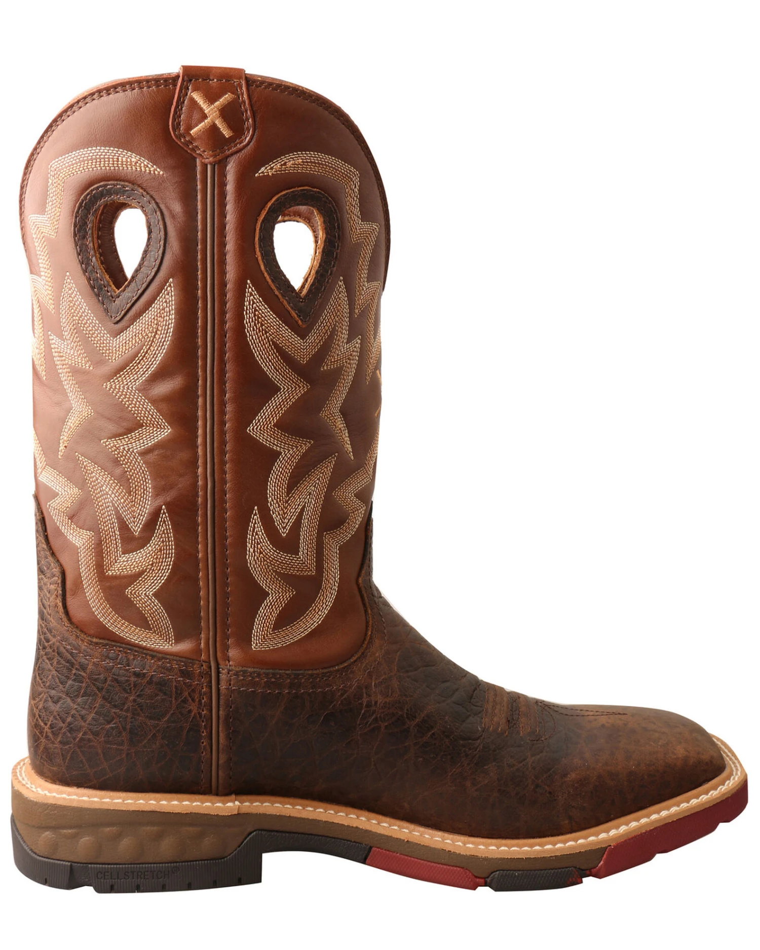 Twisted X Men's Brown Western Work Boots - Soft Toe 4 Twisted X Men's Brown Western Work Boots - Soft Toe - Image 2