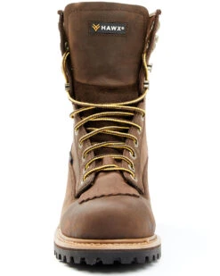 Hawx Men's 8" Waterproof Logger Boots - Steel Toe -Pro Boots Shop 2000335845 201 P4
