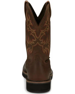 Justin Men's Driller Western Work Boots - Steel Toe -Pro Boots Shop 2000340831 280 P4