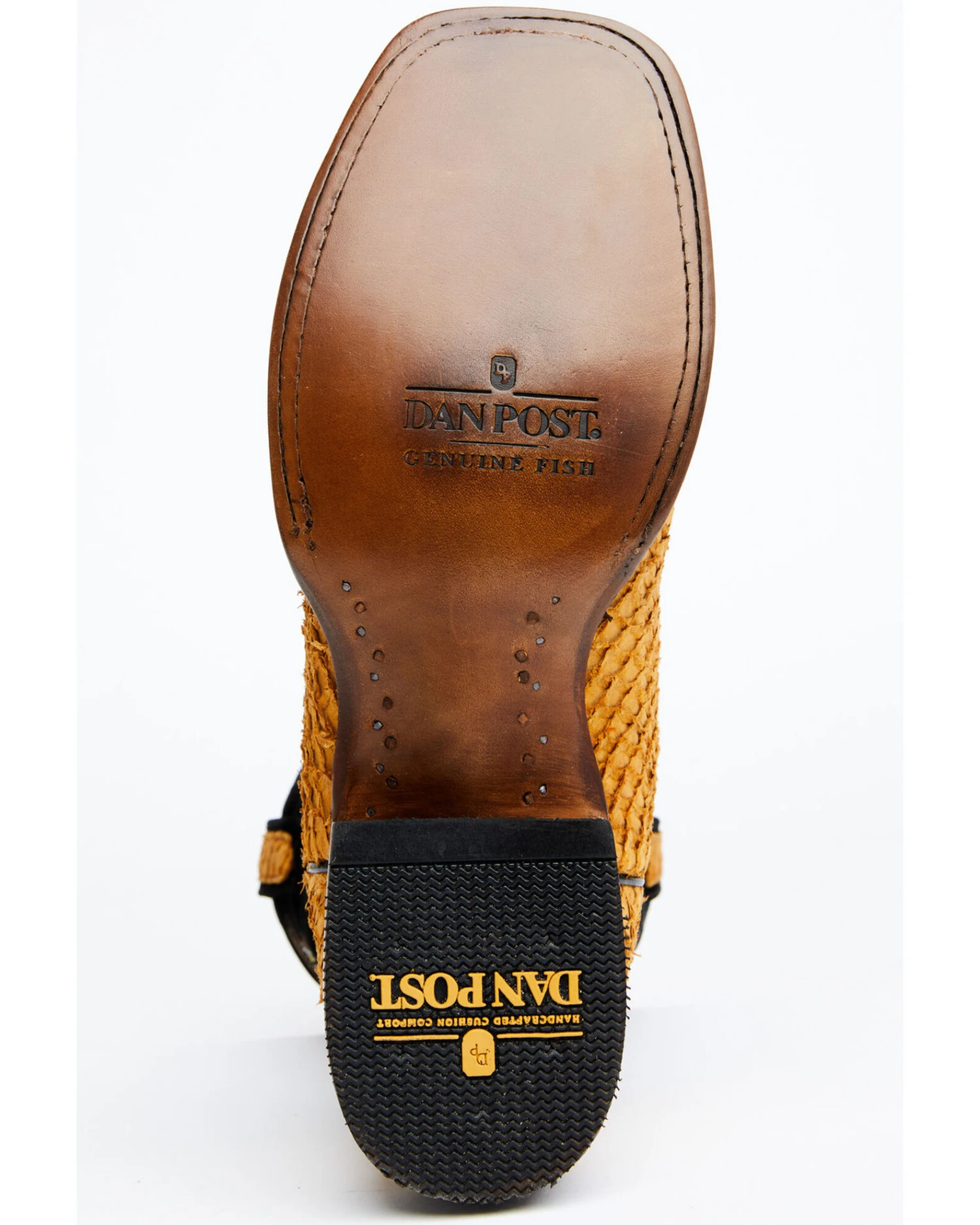 Dan Post Men's Exotic Sea Bass Skin Western Boots - Broad Square Toe 9 Dan Post Men's Exotic Sea Bass Skin Western Boots - Broad Square Toe - Image 7