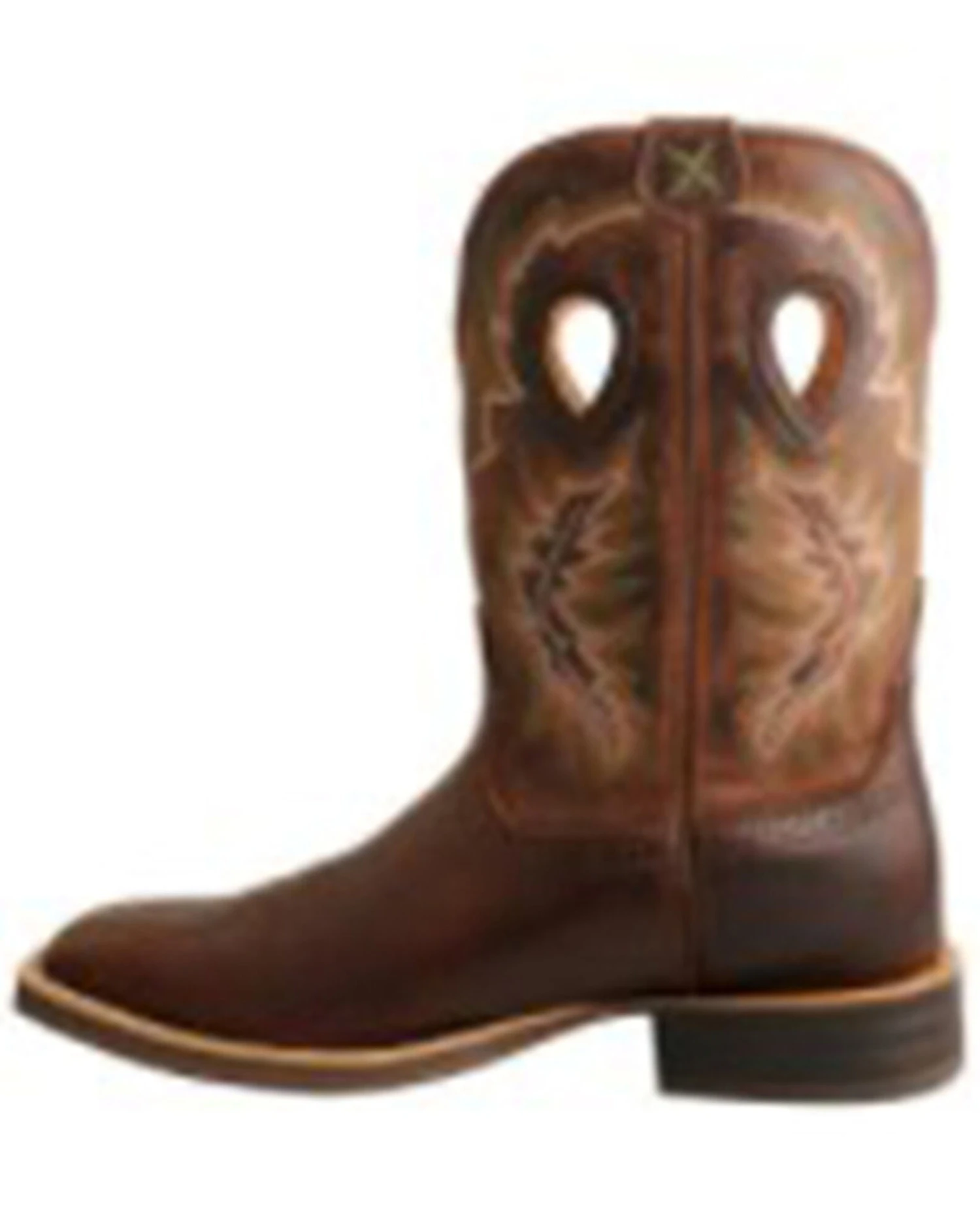 Twisted X Men's Brown Ruff Stock Western Boots - Square Toe 5 Twisted X Men's Brown Ruff Stock Western Boots - Square Toe - Image 3