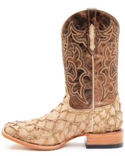 Cody James Men's Exotic Pirarucu Western Boots - Broad Square Toe  -Pro Boots Shop 2000351584 280 P3
