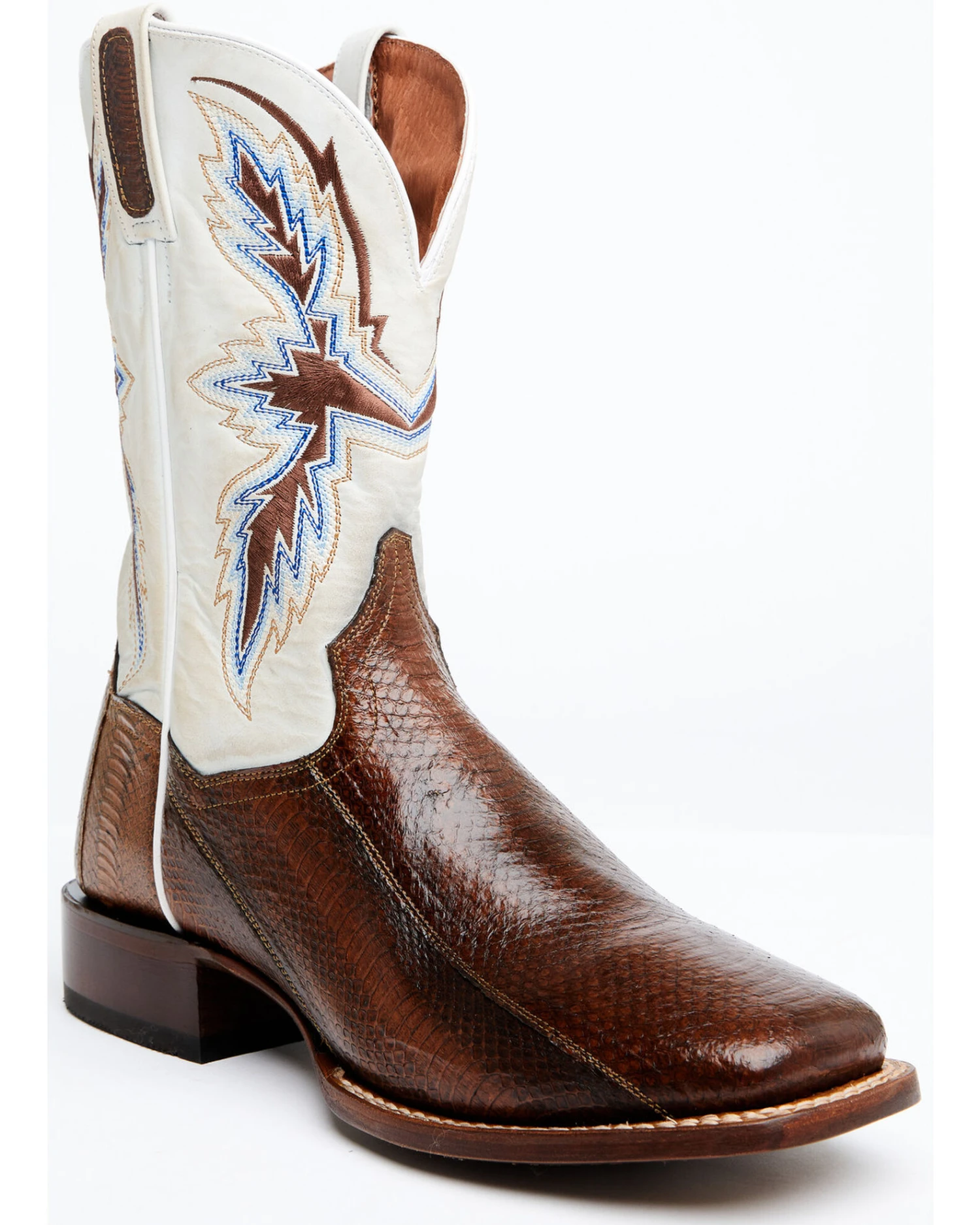 Dan Post Men's Watersnake Western Boots - Broad Square Toe 3 Dan Post Men's Watersnake Western Boots - Broad Square Toe