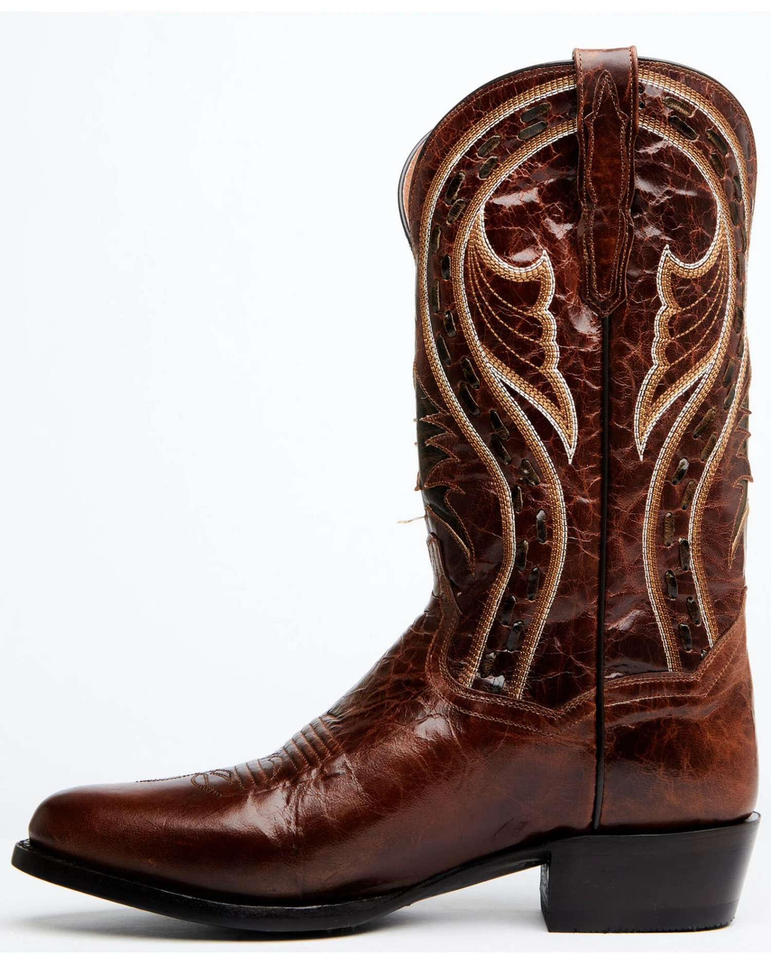 Dan Post Men's Swirled Embroidery Western Boots - Medium Toe 5 Dan Post Men's Swirled Embroidery Western Boots - Medium Toe - Image 3
