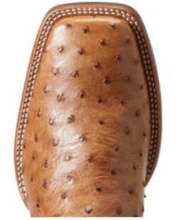 Ariat Men's Ostrich Quill Quantum Primo Exotic Western Boot - Broad Square Toe  -Pro Boots Shop 2000356428 200 P4