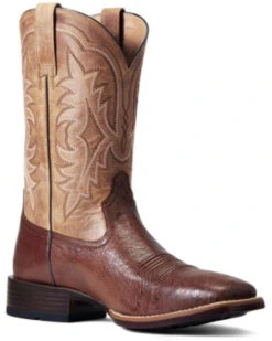 Ariat Men's Smooth Quill Ostrich Night Life Ultra Exotic Western Boot - Broad Square Toe