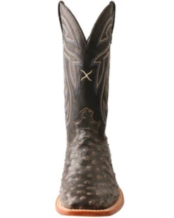 Twisted X Twistex X Men's Ruff Stock Fill-Quill Ostrich Vamp Exotic Western Boot - Broad Square Toe  -Pro Boots Shop 2000356675 001 P4