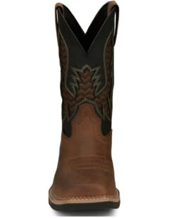 Justin Men's Stampede Bolt Pull On Western Work Boots - Nano Composite Toe  -Pro Boots Shop 2000359245 200 P4