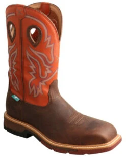Twisted X Men's Waterproof Western Work Boot - Nano Composite Toe