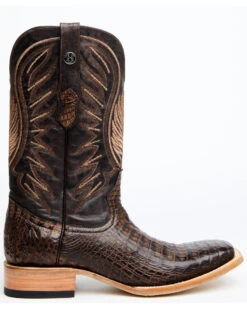 Tanner Mark Men's Shawnee Exotic Caiman Belly Western Boots - Broad Square Toe 10 Tanner Mark Men's Shawnee Exotic Caiman Belly Western Boots - Broad Square Toe -Pro Boots Shop 2000363915 201 P2