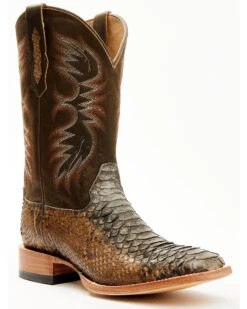 Cody James Men's Python Exotic Western Boots - Broad Square Toe 