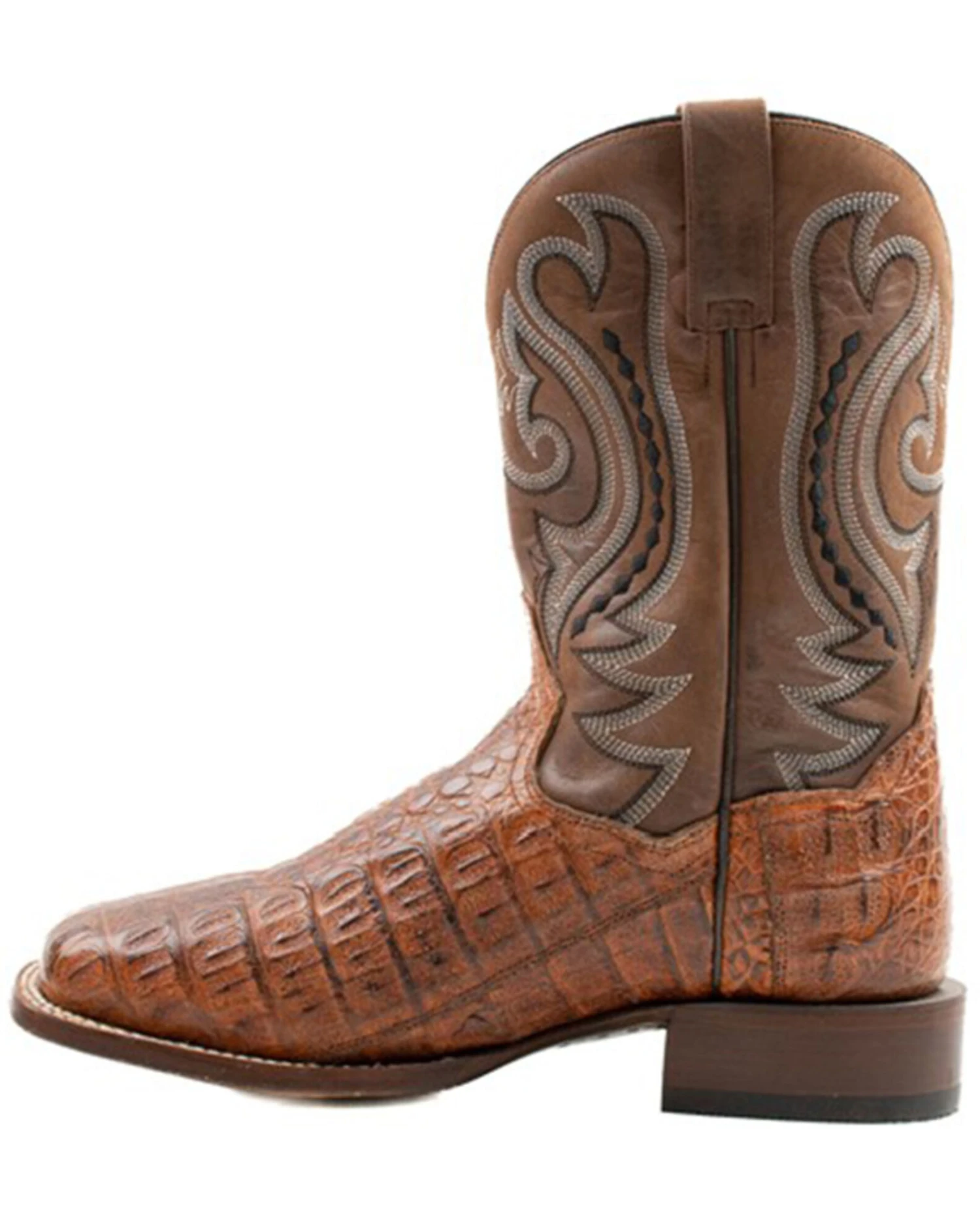 Dan Post Men's Exotic Caiman Western Boots - Broad Square Toe 5 Dan Post Men's Exotic Caiman Western Boots - Broad Square Toe - Image 3