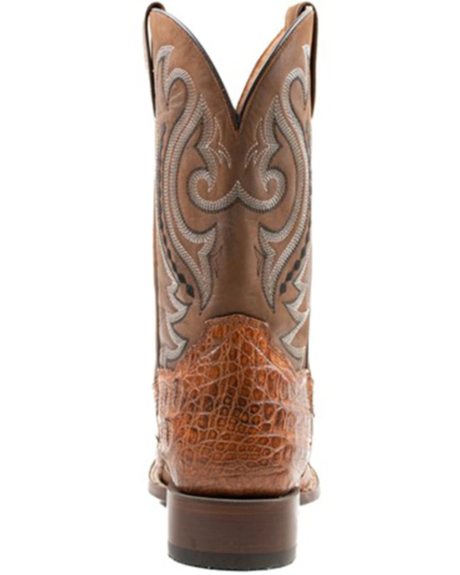 Dan Post Men's Exotic Caiman Western Boots - Broad Square Toe 7 Dan Post Men's Exotic Caiman Western Boots - Broad Square Toe - Image 5