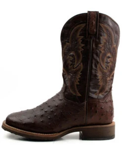 Dan Post Men's Alamosa Hand Ostrich Quill Western Boots - Broad Square Toe -Pro Boots Shop 2000375987 200 P3
