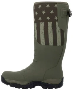 Georgia Boot Men's GBR Patriotic Rubber Pull On Work Boots - Round Toe 11 Georgia Boot Men's GBR Patriotic Rubber Pull On Work Boots - Round Toe -Pro Boots Shop 2000379131 301 P3