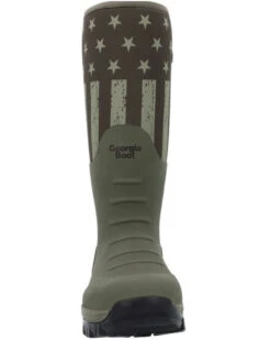 Georgia Boot Men's GBR Patriotic Rubber Pull On Work Boots - Round Toe 12 Georgia Boot Men's GBR Patriotic Rubber Pull On Work Boots - Round Toe -Pro Boots Shop 2000379131 301 P4