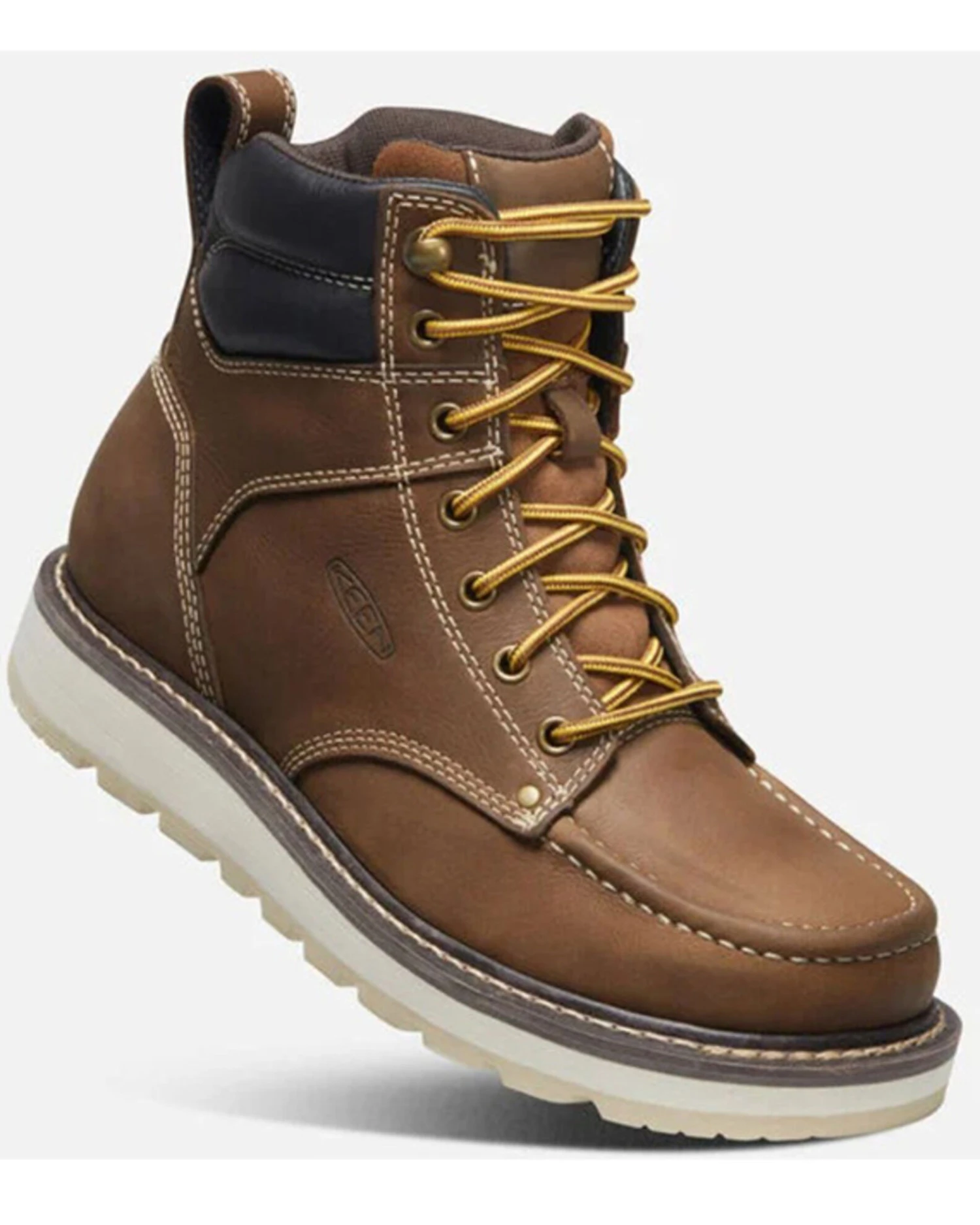 Keen Men's Cincinnati 6" Lace-Up Soft Toe Waterproof Wedge Work Boots 3 Keen Men's Cincinnati 6" Lace-Up Soft Toe Waterproof Wedge Work Boots