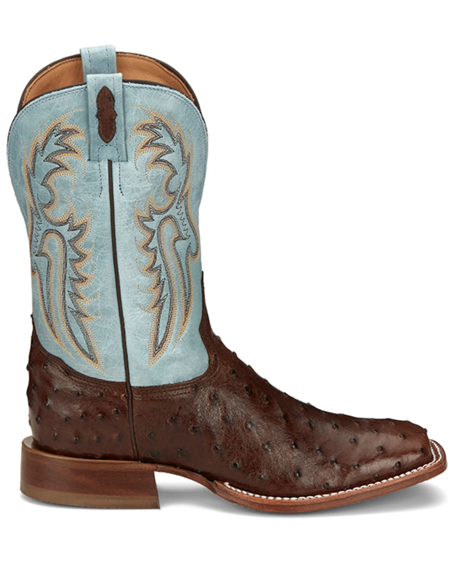 Tony Lama Men's Castillo Exotic Ostrich Western Boots - Broad Square Toe 4 Tony Lama Men's Castillo Exotic Ostrich Western Boots - Broad Square Toe - Image 2