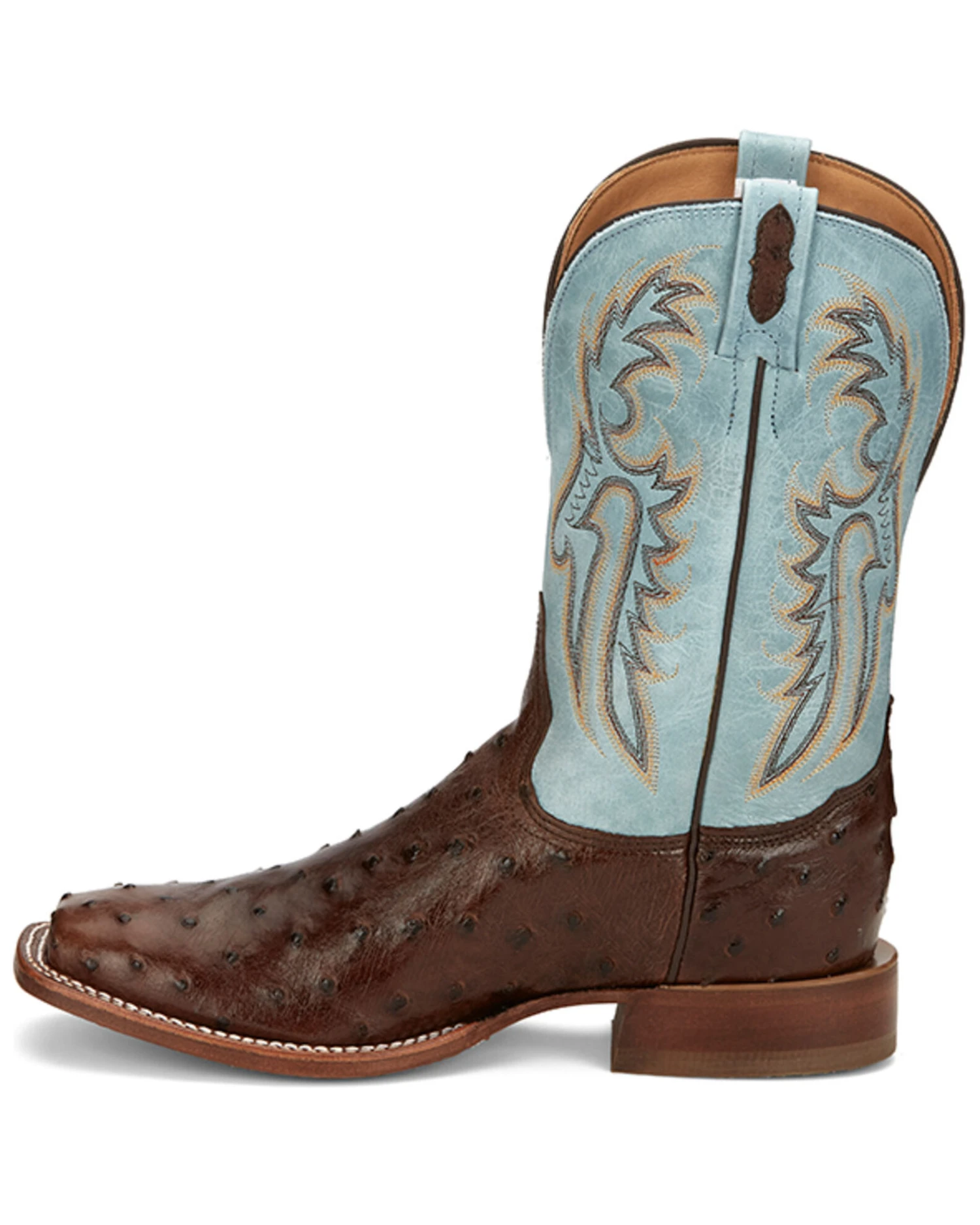 Tony Lama Men's Castillo Exotic Ostrich Western Boots - Broad Square Toe 5 Tony Lama Men's Castillo Exotic Ostrich Western Boots - Broad Square Toe - Image 3