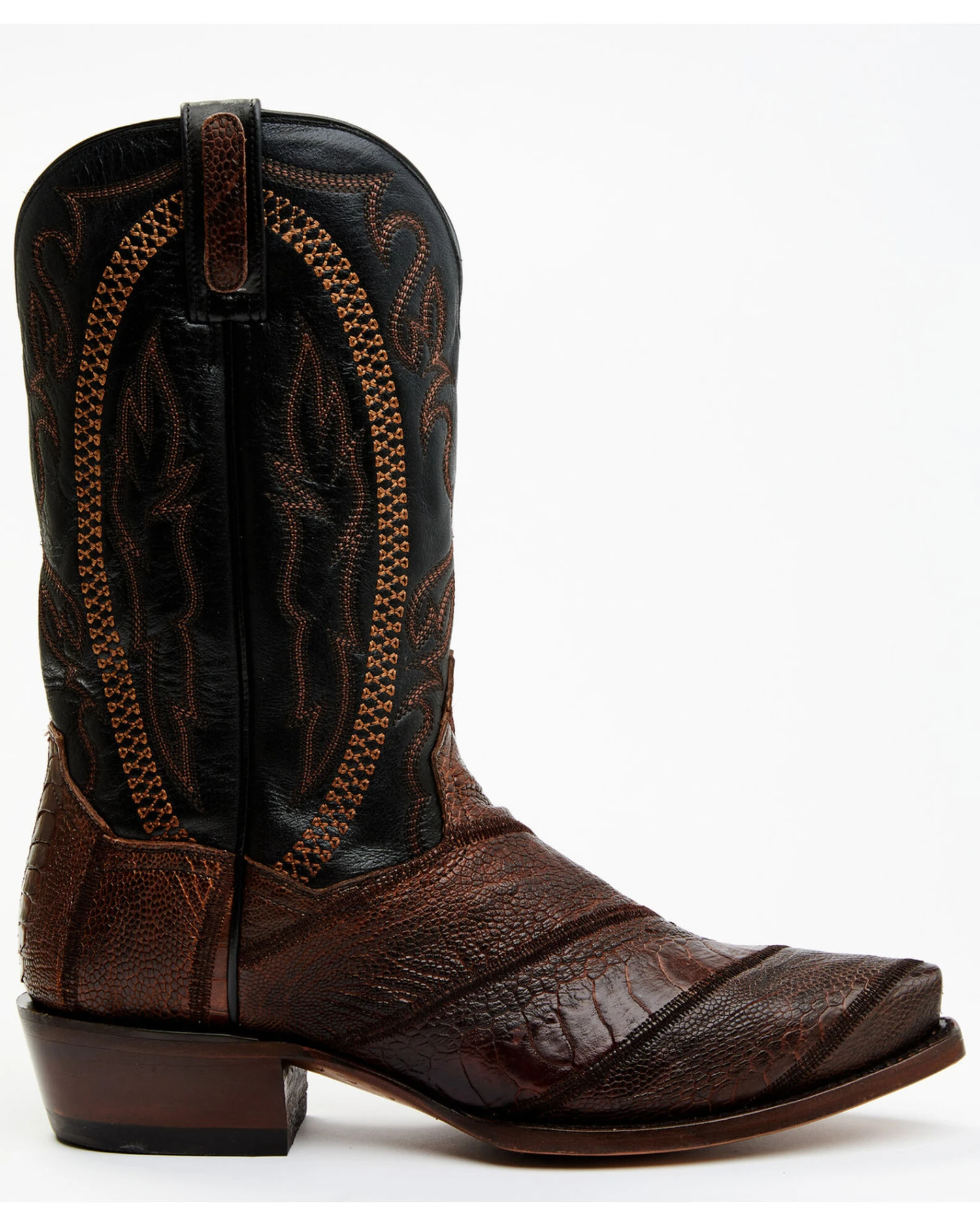 Dan Post Men's Exotic Ostrich Leg Western Boots - Snip Toe 4 Dan Post Men's Exotic Ostrich Leg Western Boots - Snip Toe - Image 2