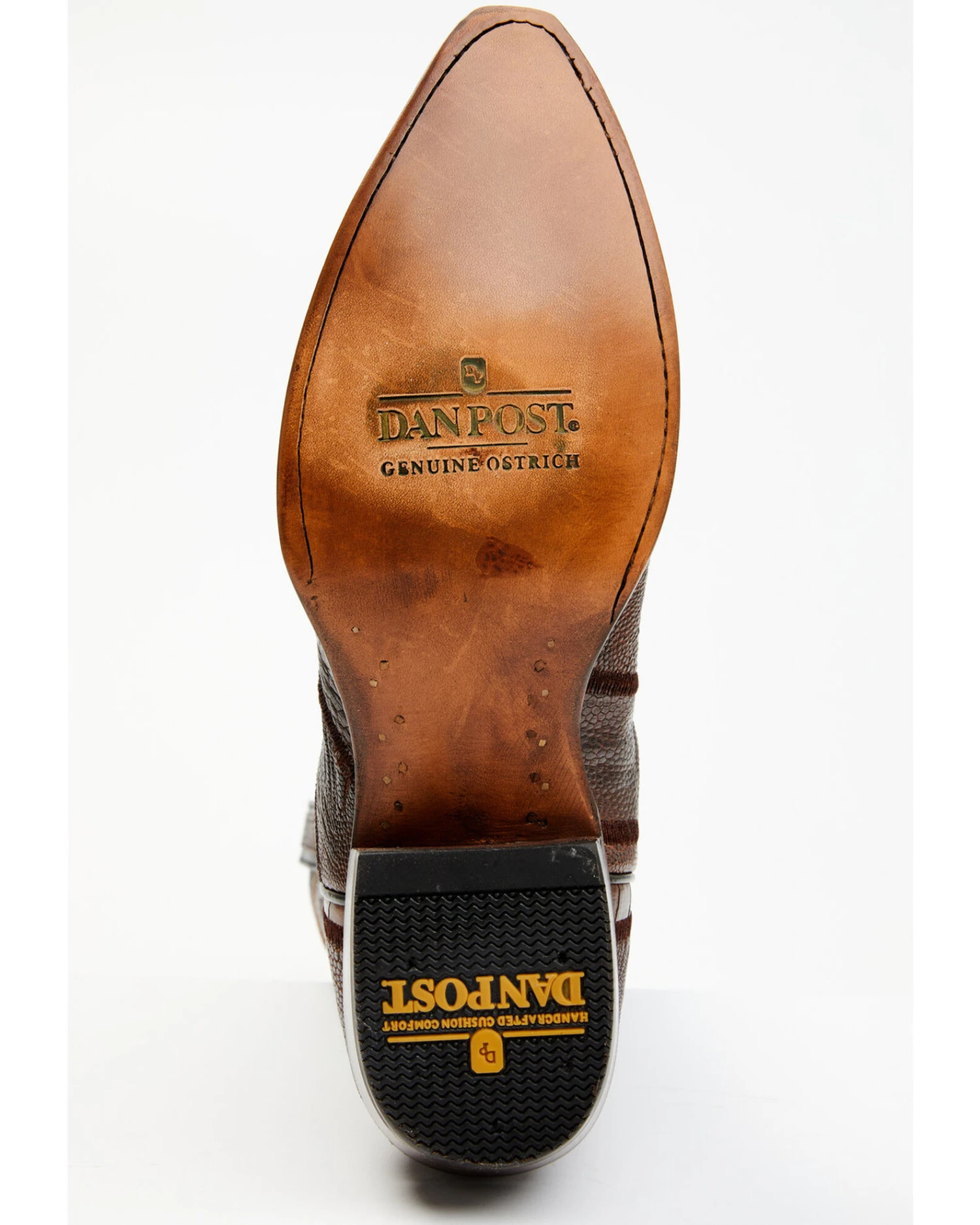 Dan Post Men's Exotic Ostrich Leg Western Boots - Snip Toe 9 Dan Post Men's Exotic Ostrich Leg Western Boots - Snip Toe - Image 7