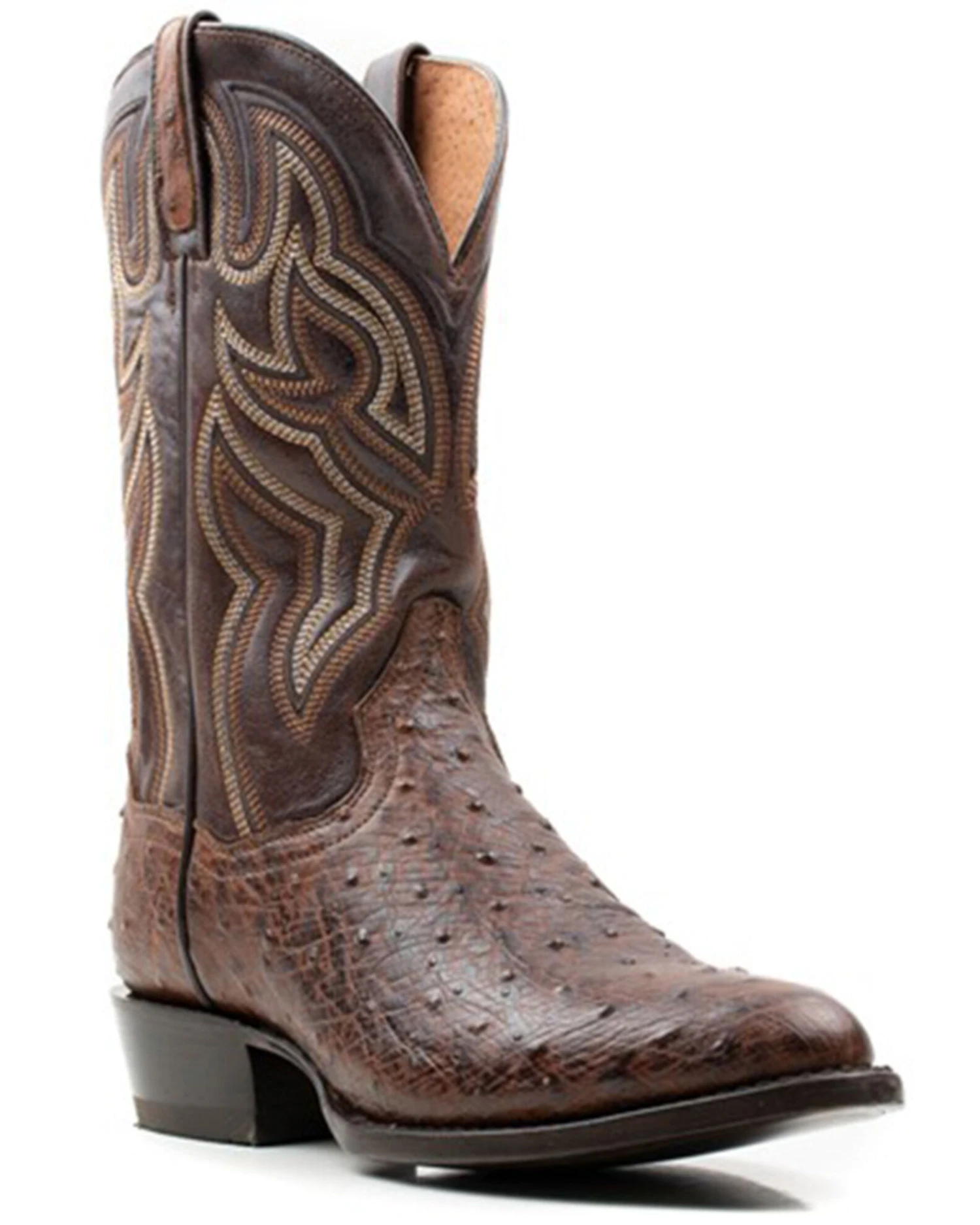 Dan Post Men's 12" Hand Quill French Exotic Western Boots - Medium Toe 3 Dan Post Men's 12" Hand Quill French Exotic Western Boots - Medium Toe