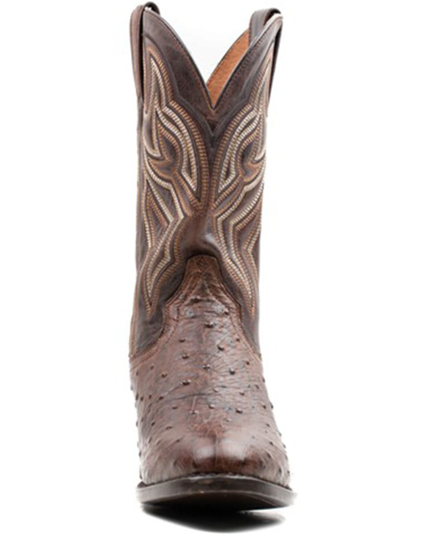 Dan Post Men's 12" Hand Quill French Exotic Western Boots - Medium Toe 6 Dan Post Men's 12" Hand Quill French Exotic Western Boots - Medium Toe - Image 4