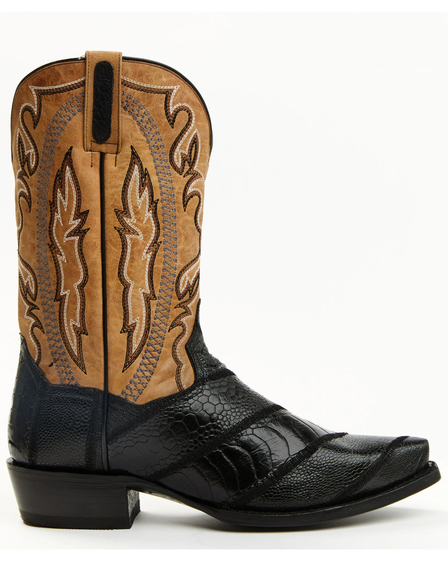 Dan Post Men's Ostrich Leg Exotic Western Boot - Snip Toe 4 Dan Post Men's Ostrich Leg Exotic Western Boot - Snip Toe - Image 2
