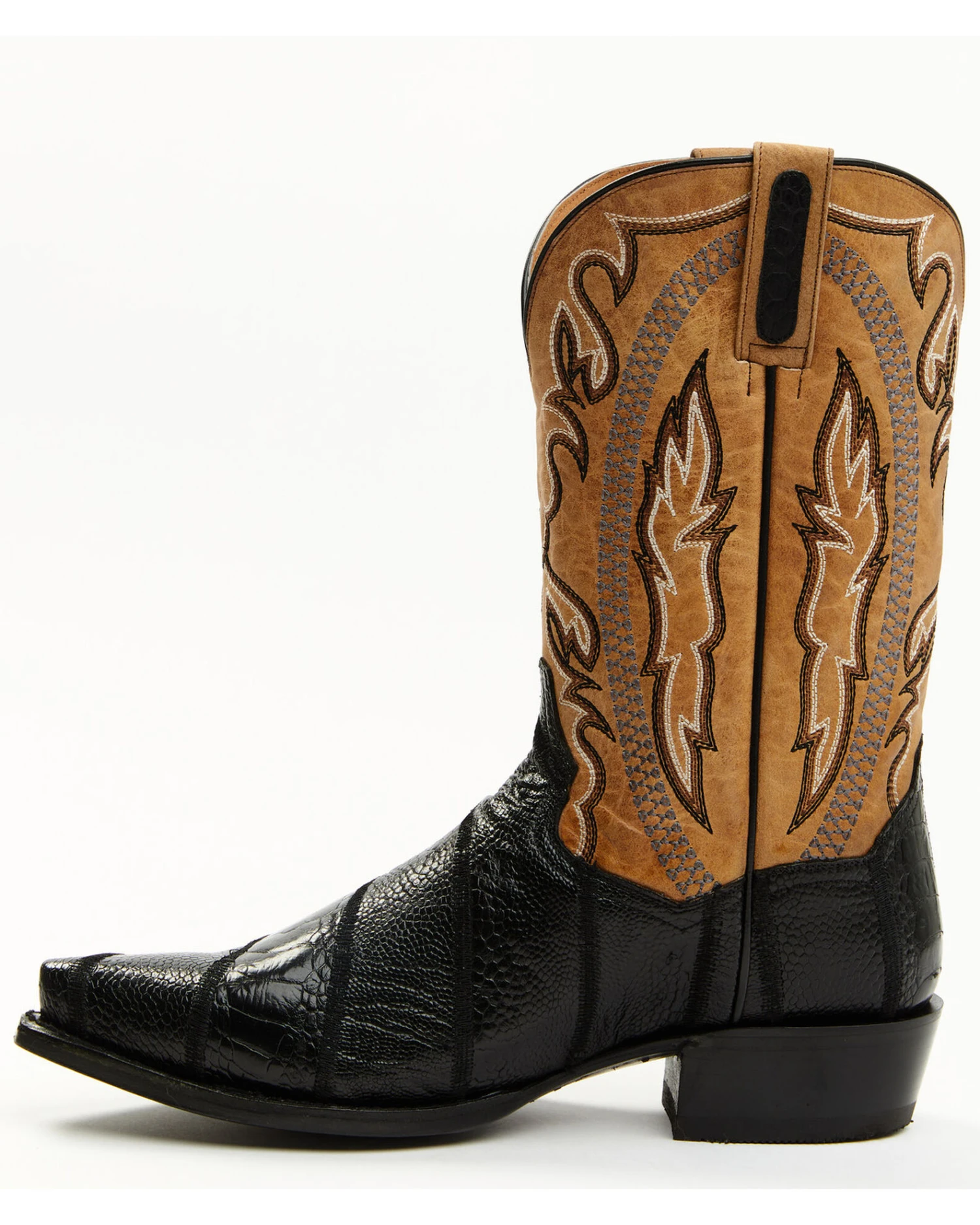 Dan Post Men's Ostrich Leg Exotic Western Boot - Snip Toe 5 Dan Post Men's Ostrich Leg Exotic Western Boot - Snip Toe - Image 3