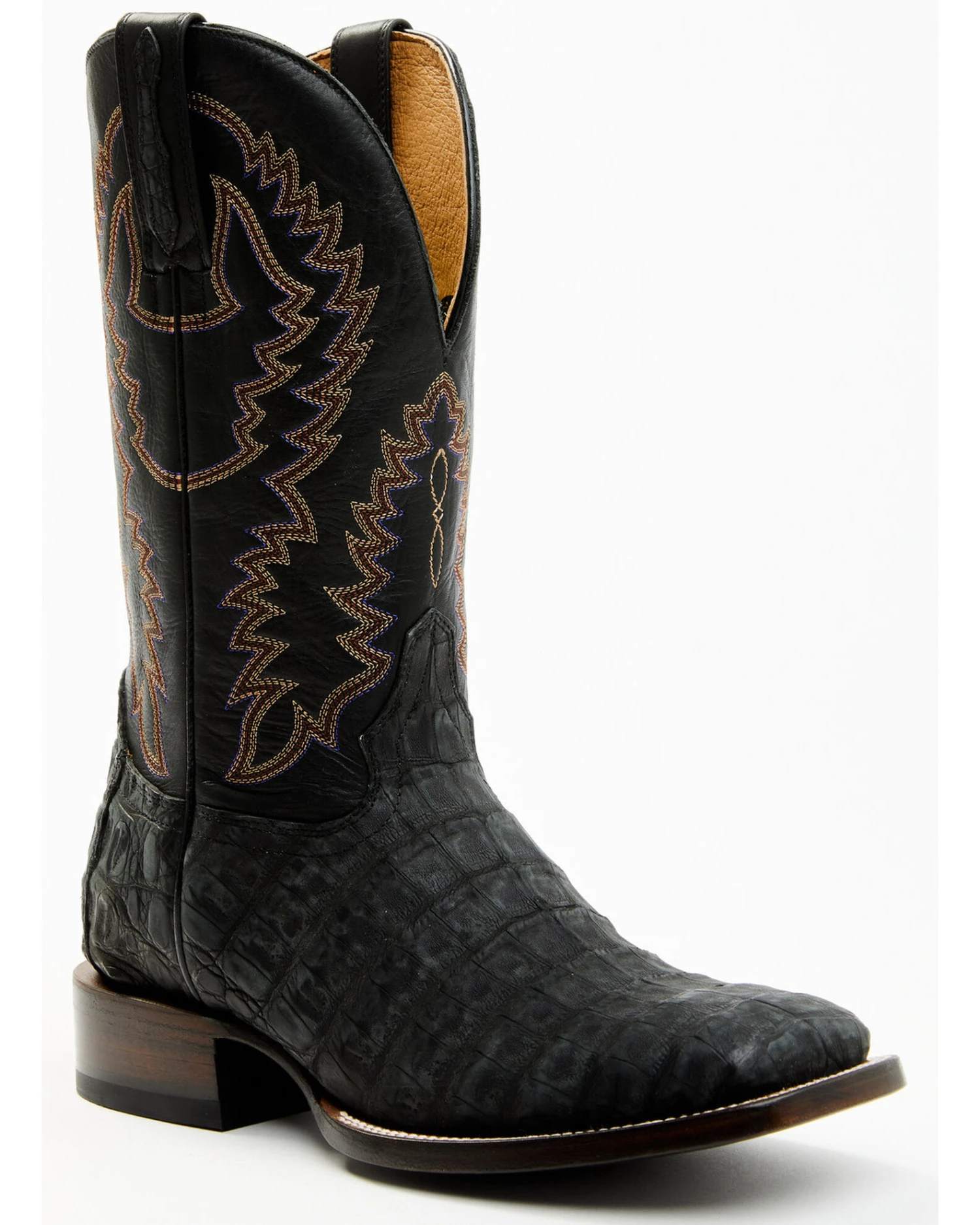Cody James Men's Exotic Caiman Belly Western Boots - Broad Square Toe 3 Cody James Men's Exotic Caiman Belly Western Boots - Broad Square Toe